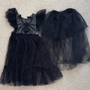 5-7years Zara Spider Witch Dress and Cape